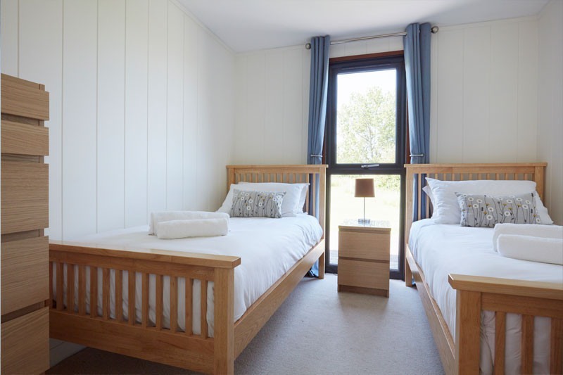 Holiday Lodge with Twin Bedroom